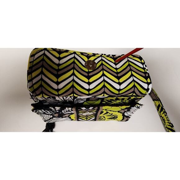 Vera Bradley Women Citron Crossbody Wallett Triple Compartment - Picture 5 of 12